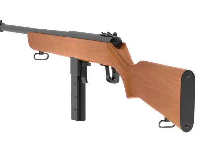 M50 Reising Submachine gun  3D model