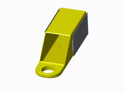 Two Post Lift ARM 3D model