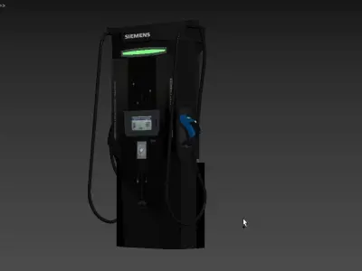 Siemens - VersiCharge Ultra 50 DCFC EV Dispenser 3D model