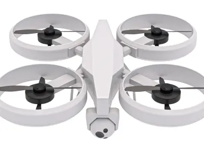 Sci Fi Quadrocopter Drone 3D model