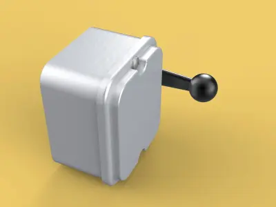 CAM STARTER HANDLE LEVER COS CHANGE OVER SWITCH OHM TOGGLE KNOB 3D model