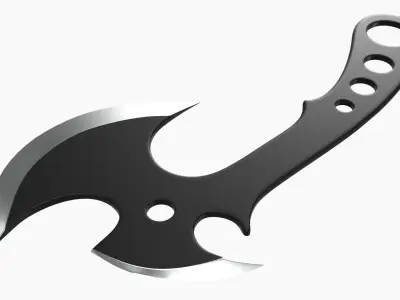 Throwing axe 3D model