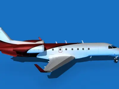 Embraer Legacy 500 V04 3D model