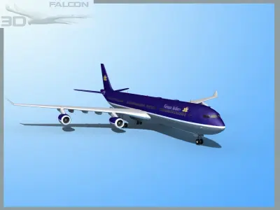 Falcon3D A340-600 Vietnam Airlines 3D model