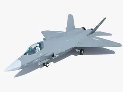 J-35A China International Aviation Aerospace Exhibition 3D model