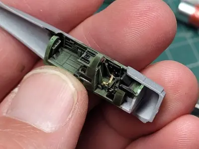 Cockpit interior for 144 scale SBD 5 Dauntless model kit 3D print model