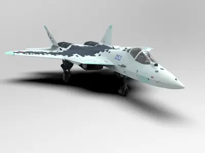 Sukhoi Su-57 Felon Russia 3D model
