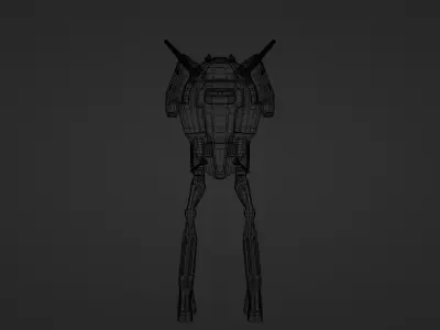 Robot mech Santinel 3D model