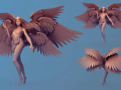 High-poly Transcended Free 3D model
