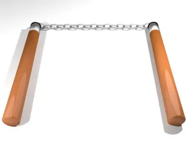 ChainStick - Wooden 3D model