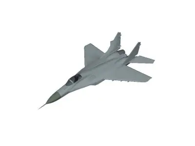 MiG-29S fighter jet Low-poly 3D model