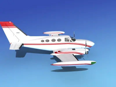 Cessna 421 Golden Eagle V15 3D model