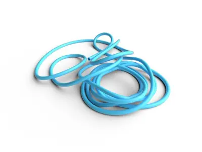 Garden Hose M02 Low-poly 3D model