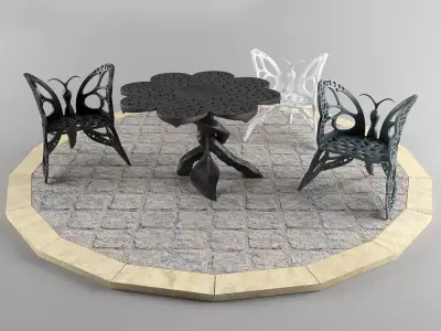 Garden furniture Free 3D model