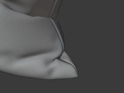 Cushion pillow Free 3D model