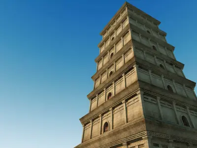 Dayan Pagoda 3D model