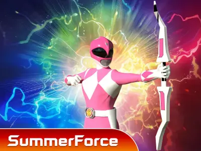 Pink Ranger - Mighty Morphin Power Ranger 3D model
