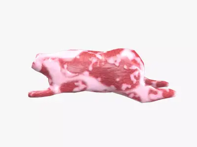 Pig V01 Low-poly 3D model