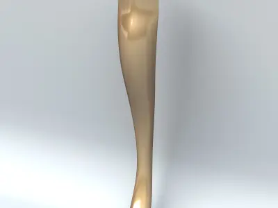 Furniture leg 003 Free 3D model