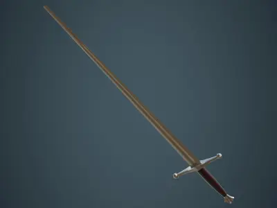 Longsword 2A Low-poly 3D model