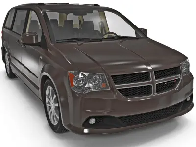 Dodge Grand Caravan 2014 3D model