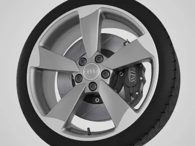 Audi A4 Rim 3D model