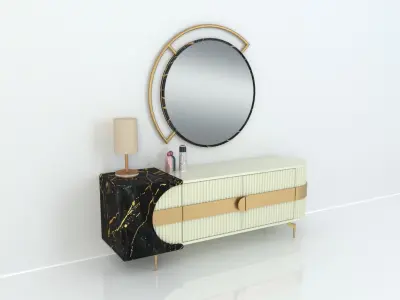 Vanity Dressing Table  Free 3D model