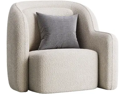 Chair Barrier Right 3D model