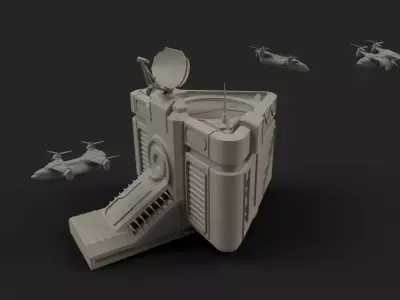 RTS Supply Center 3D model