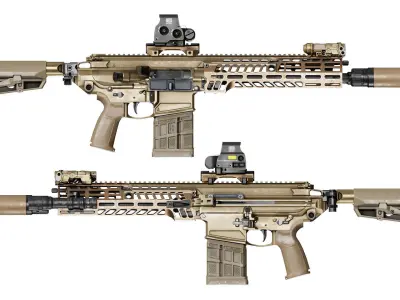 SIG SAUER XM7 MCX SPEAR Low-poly 3D model