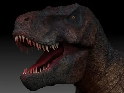 Dinosaur Tarbosaurus Bataar Sculpt Project 3D model