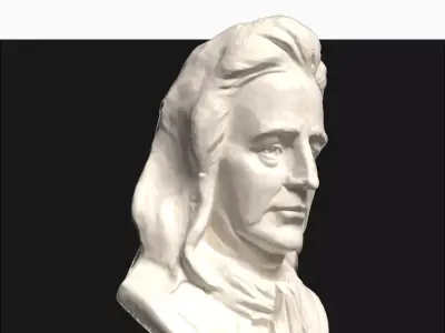 Isaac Newton 3D Printable FBX-STL-GLB-OBJ 3D print model