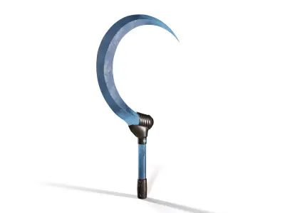 Magical Sickle Low-poly 3D model