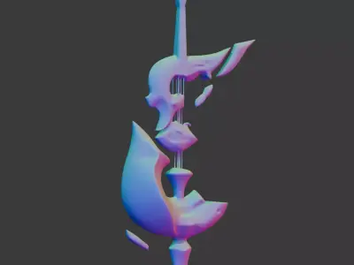Kings Glory Cello Props Low-poly 3D model