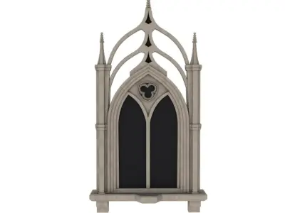 Gothic Window collection 3D model