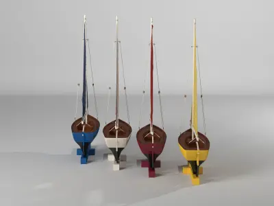 Bull Schaffer Boat 3D model