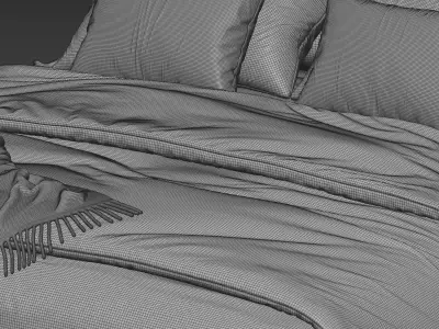 Richard Bed 3D model