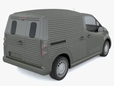Citroen Berlingo 2CV Fourgonnette 2023 3D model