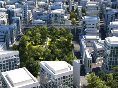 Mega City 2024 3D model