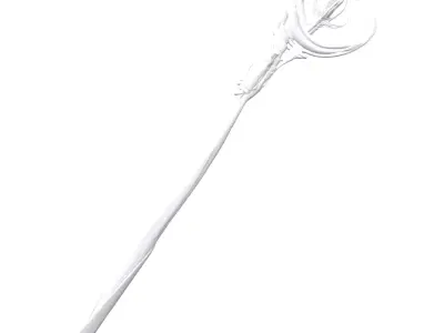 Anubis staff 3  3D model