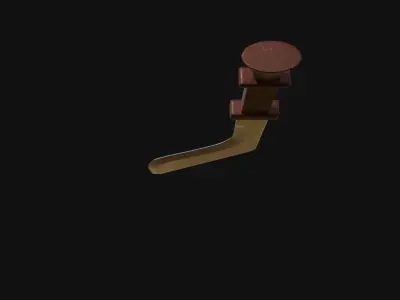 Spectral Shroud Haunting 3D Model Dagger for Digital Specters 3D model