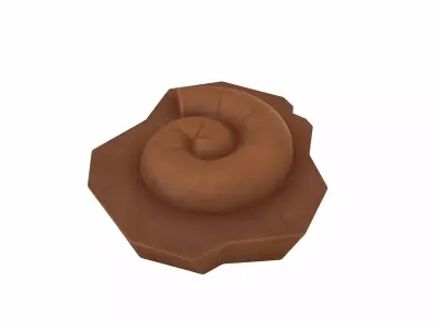 Fossil Ammonite 3D model