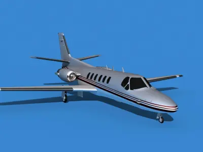 Cessna Citation 550 II Bravo V01 3D model