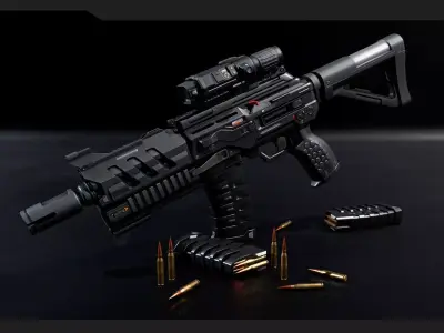 SF MILITARY Pack Low-poly 3D model