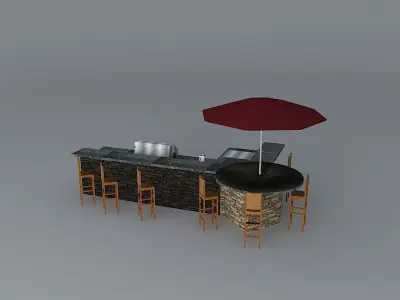 The Darvey grill Free 3D model
