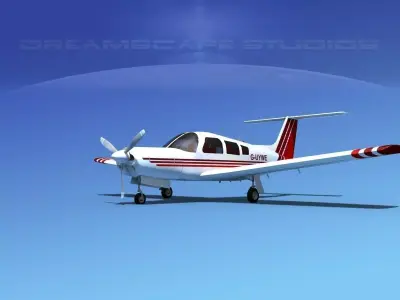 Piper PA-28R-201 Arrow III V12 3D model