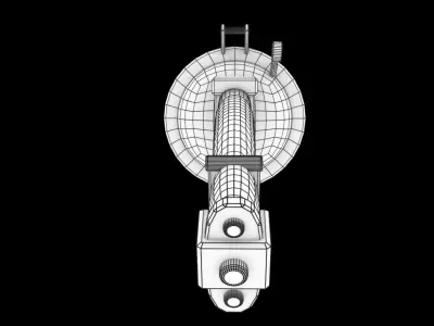Alien Pulse Rifle Free low-poly 3D model