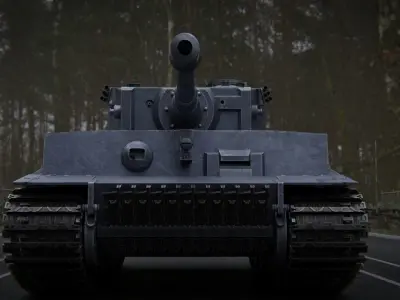 Tank Tiger 1  3D model