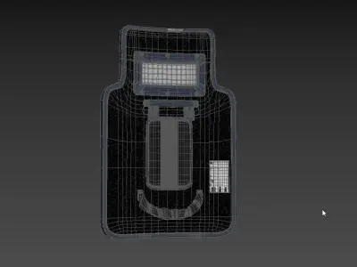 Ballistic Police Riot Shield 3D model