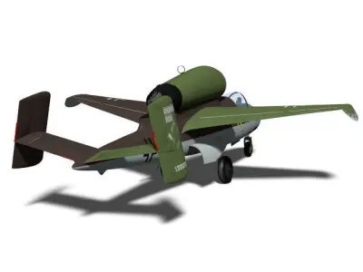 Heinkel He 162 A2 Salamander 3D model